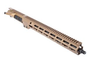 Geissele Automatics Super Duty Barreled Upper Receiver features a desert dirt color anodized finish